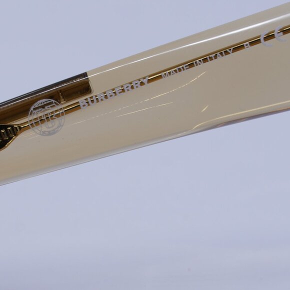 Burberry BE2407 4063 Eyeglasses Transparent Brown 51mm Square Frame - Picture 7 of 9